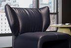 Puddle Fauteuil, Echt Leer, Marine