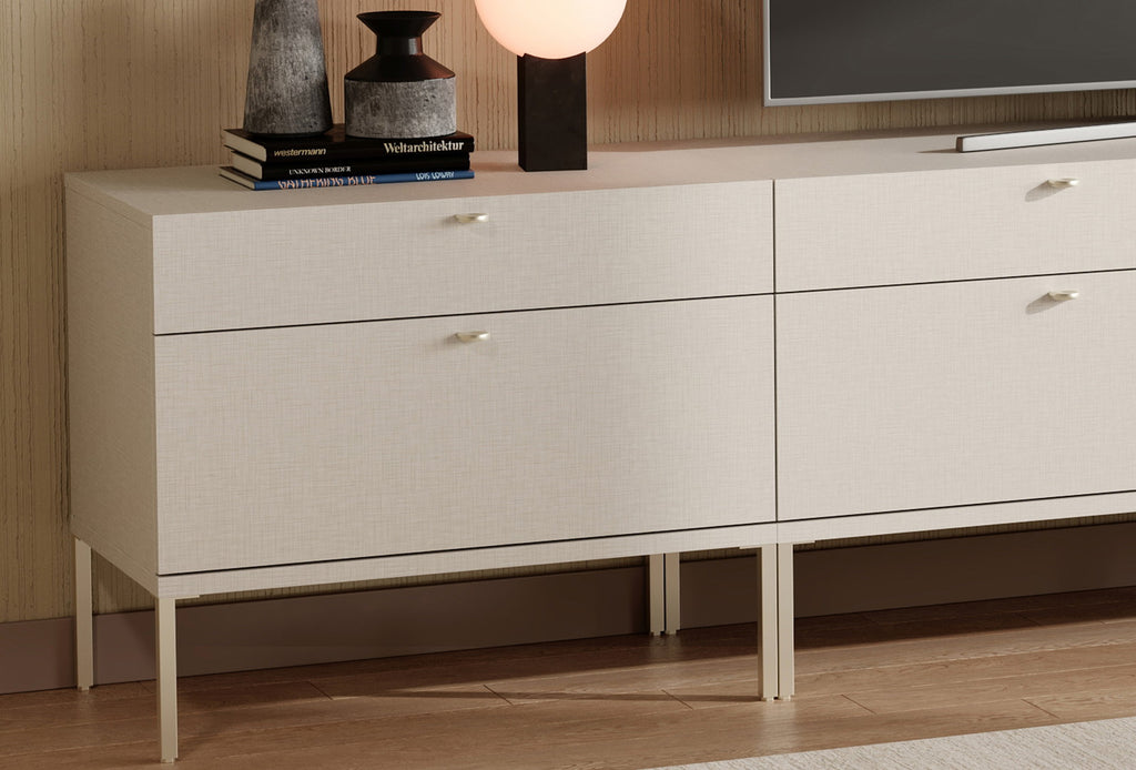 Fit & Flex 2 met Lade met Poten Module - Linnen, 80x67 cm (BxH)