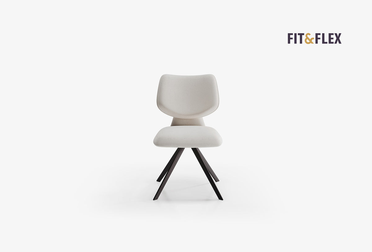 Fit & Flex Metal Draaibaar met Poten Stoel