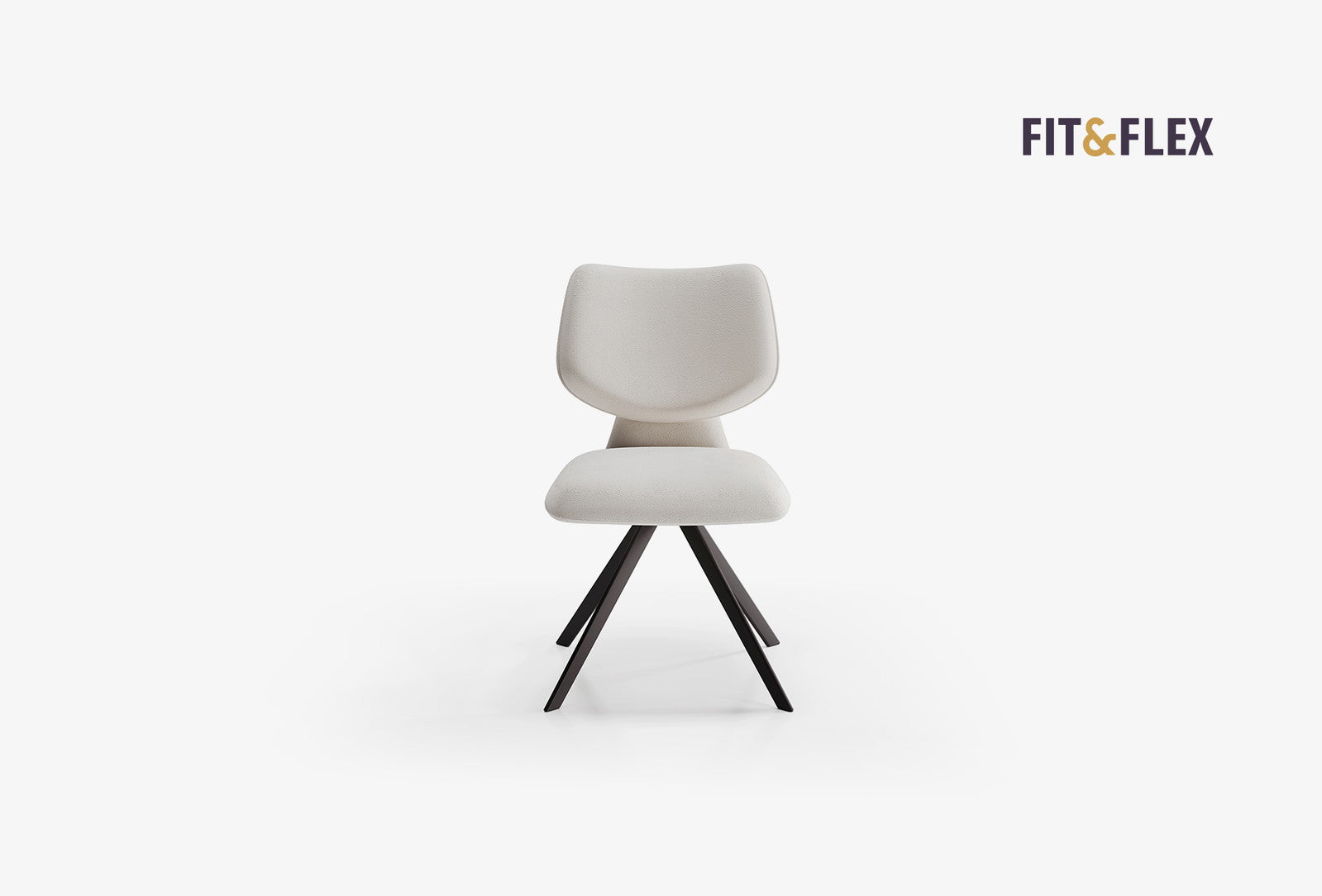 Fit & Flex Metal Draaibaar met Poten Stoel