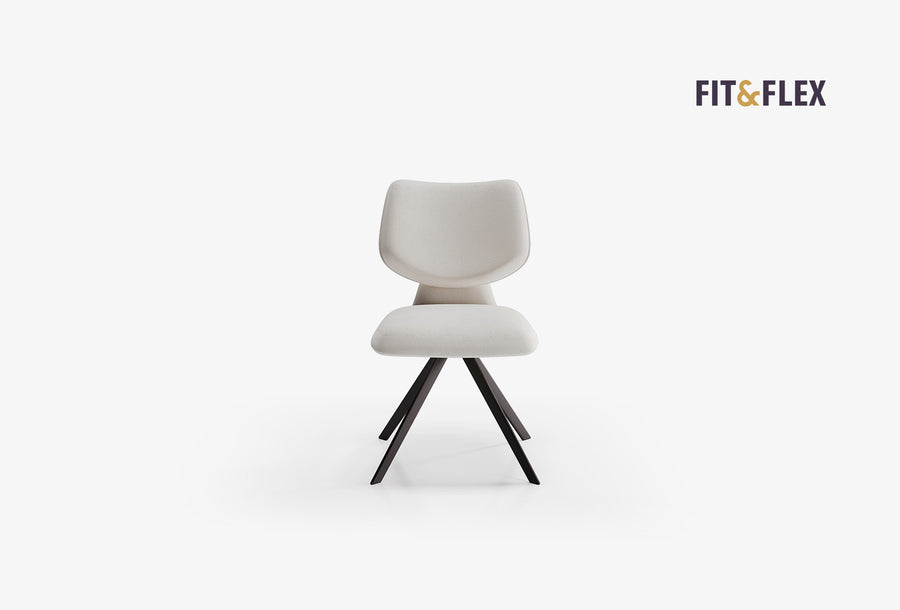 Fit & Flex Metal Draaibaar met Poten Stoel