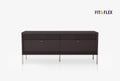 Fit & Flex 4 met Lade met Poten Module - Bitter, 160x67 cm (BxH)