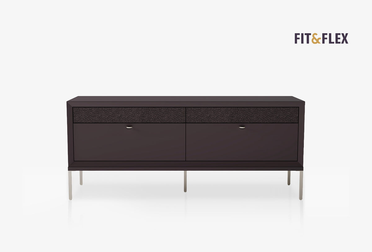 Fit & Flex 4 met Lade met Poten Module - Bitter, 160x67 cm (BxH)