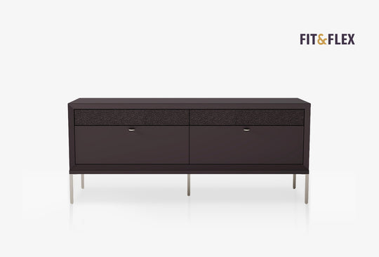 Fit & Flex 4 met Lade met Poten Module - Bitter, 160x67 cm (BxH)