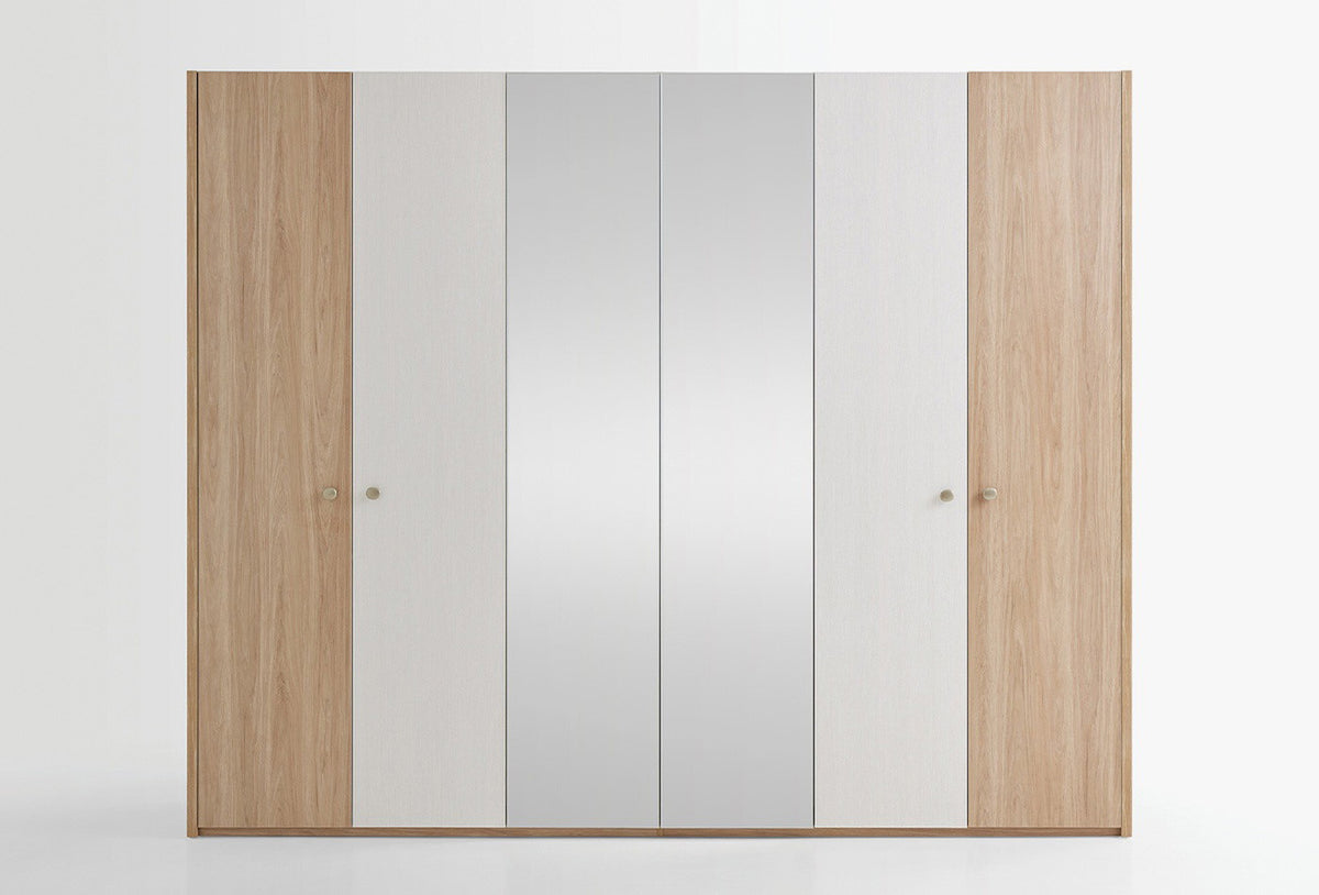 Perge 6-deurs Kledingkast 272 x 222 cm