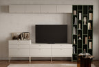 Fit & Flex Wandmodule met Klapdeur, 120x30 cm (BxH)