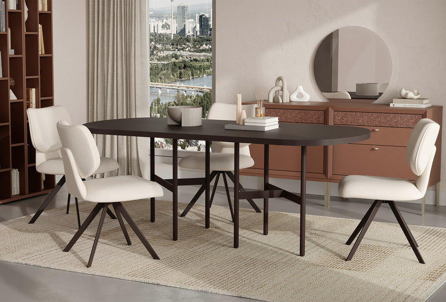 Fit & Flex Eettafel 8-10 Personen, 200x100 cm (BxD)