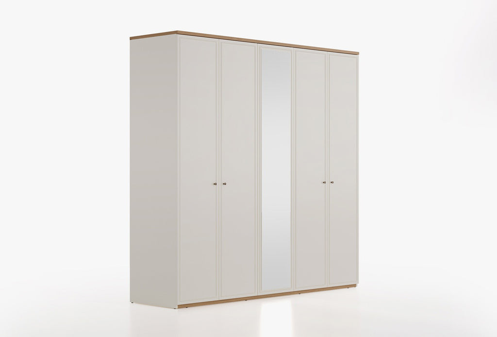 Marsana Kledingkast 5-deurs 226 x 222 cm
