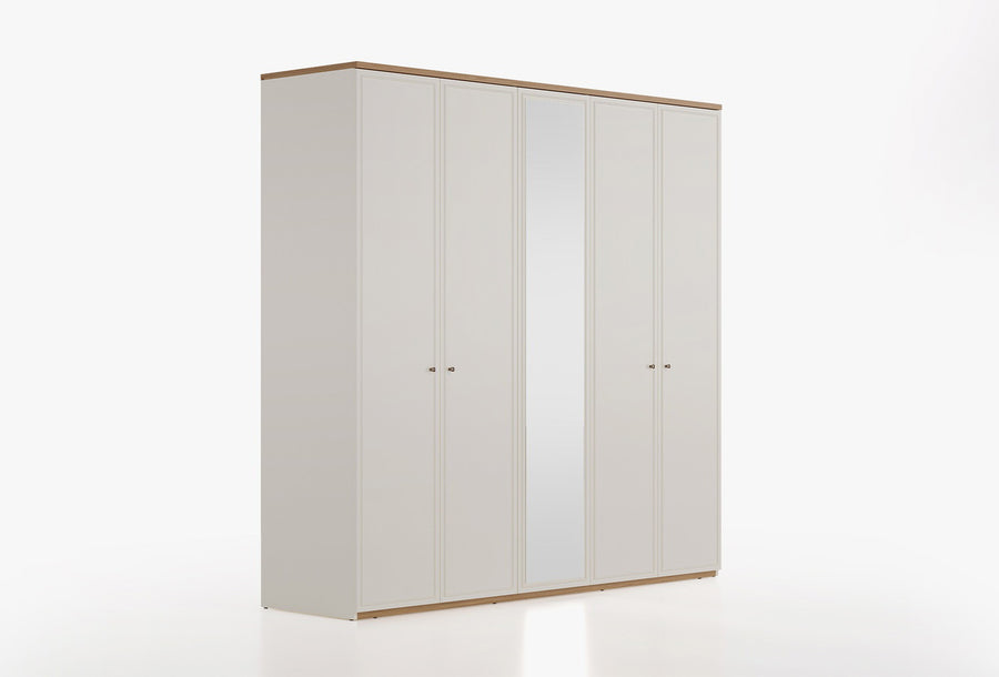 Marsana Kledingkast 5-deurs 226 x 222 cm