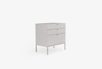 Fit & Flex 3 met Lade met Poten Module - Linnen, 80x82 cm (BxH)