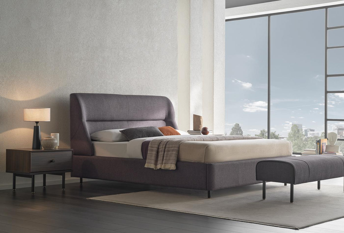 Parma Boxspring met Hoofdbord 160x200 cm Antraciet foto 4