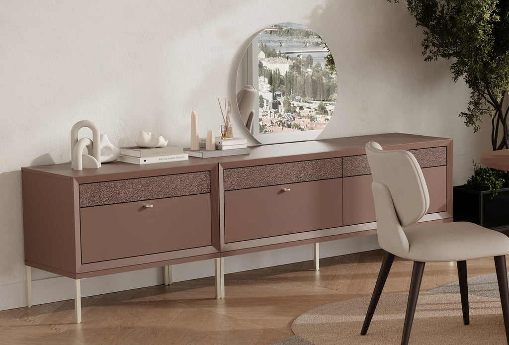 Fit & Flex 2 met Lade met Poten Module - Sorbet, 80x67 cm (BxH)
