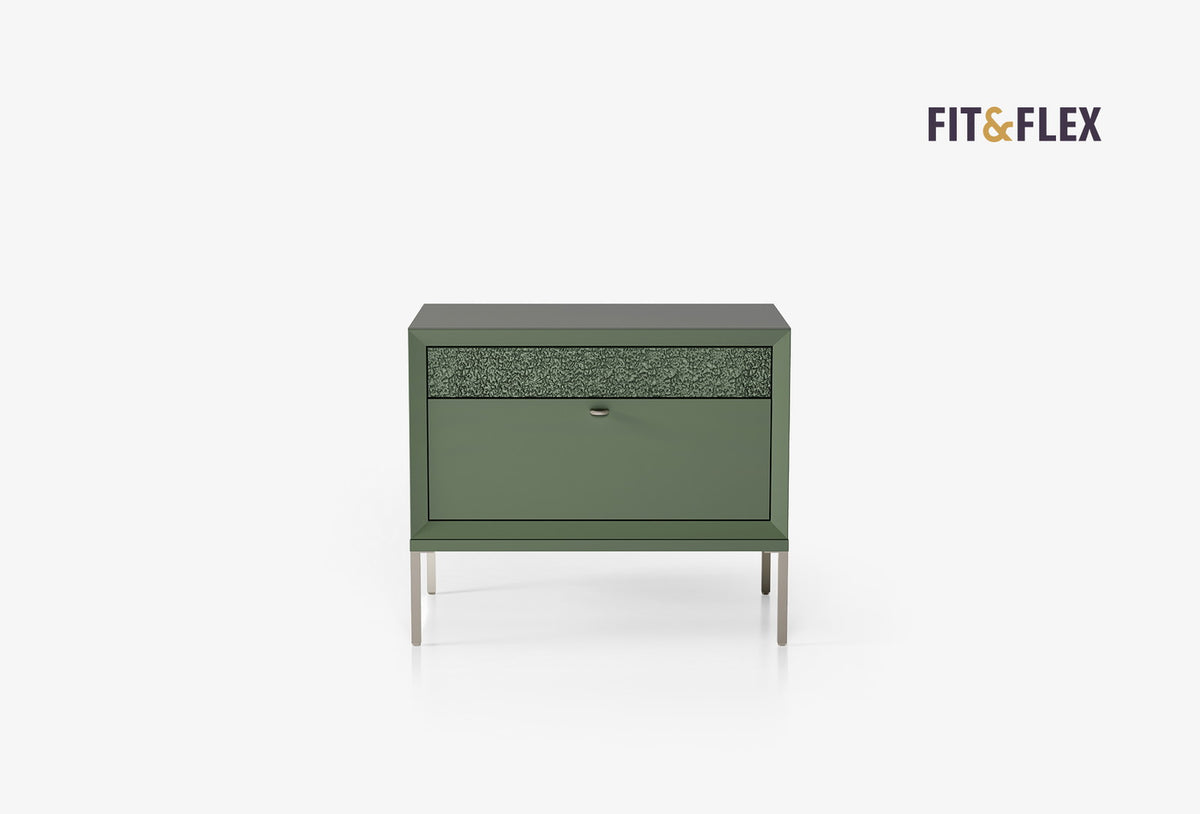 Fit & Flex 2 met Lade met Poten Module - Groen, 80x67 cm (BxH)