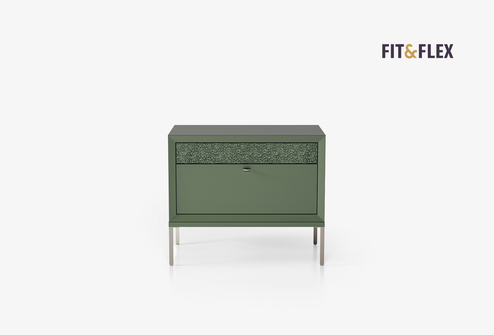 Fit & Flex 2 met Lade met Poten Module - Groen, 80x67 cm (BxH)
