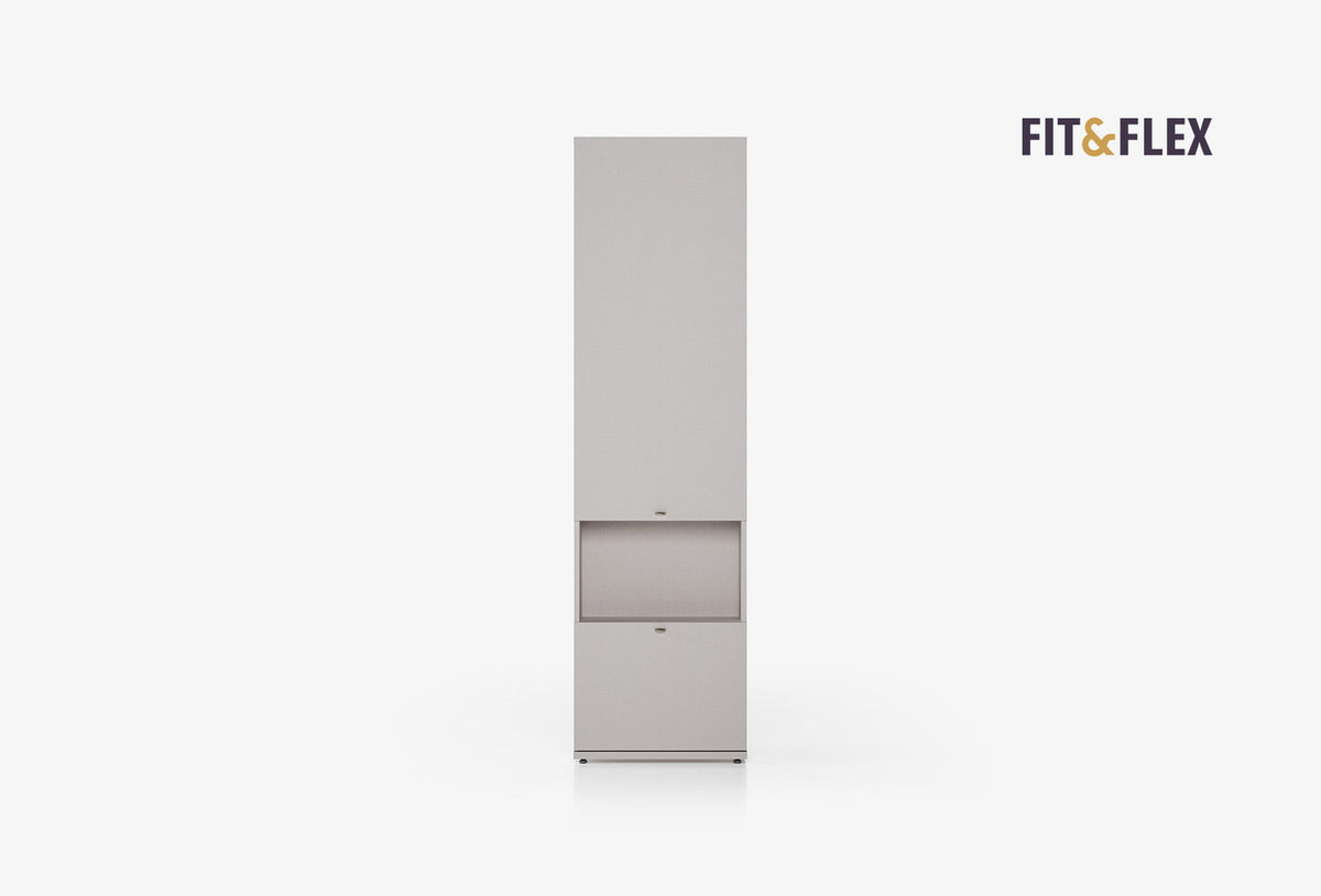 Fit & Flex 2-deurs Boekenkast, 60x217 cm (BxH)