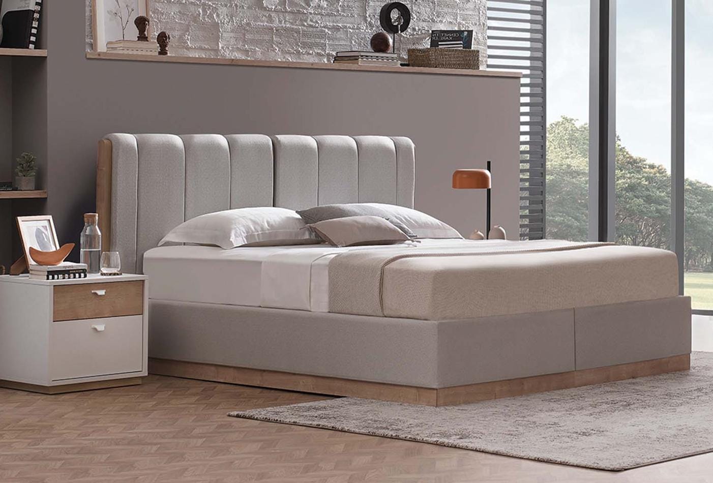 Enza Home | Polka Baza 160x200 | Bed | Met Opbergruimte
