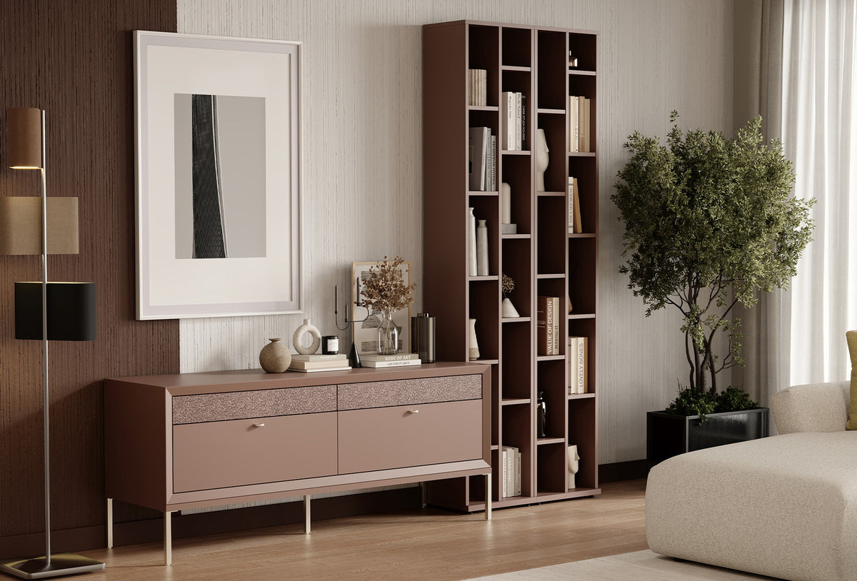 Fit & Flex Boekenkast - Sorbet, 40x217 cm (BxH)