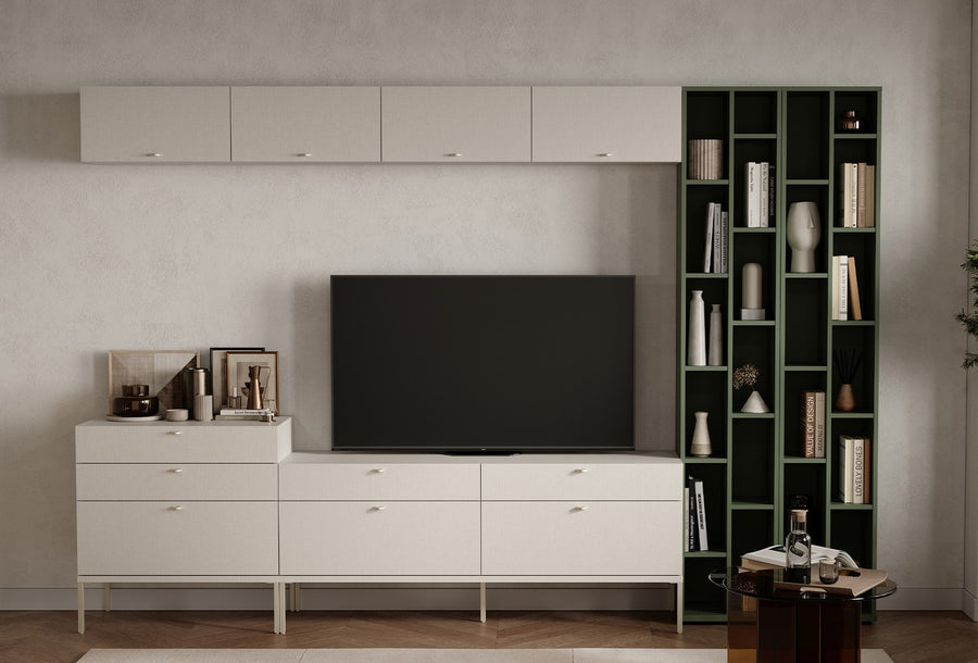 Fit & Flex Boekenkast - Groen, 40x217 cm (BxH)