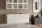 Fit & Flex 3 met Lade met Poten Module - Linnen, 80x82 cm (BxH)