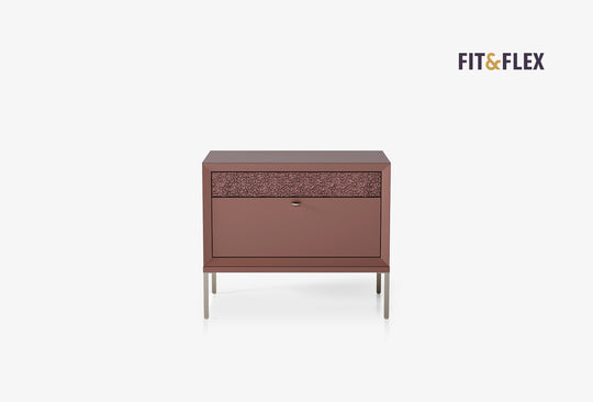 Fit & Flex 2 met Lade met Poten Module - Sorbet, 80x67 cm (BxH)