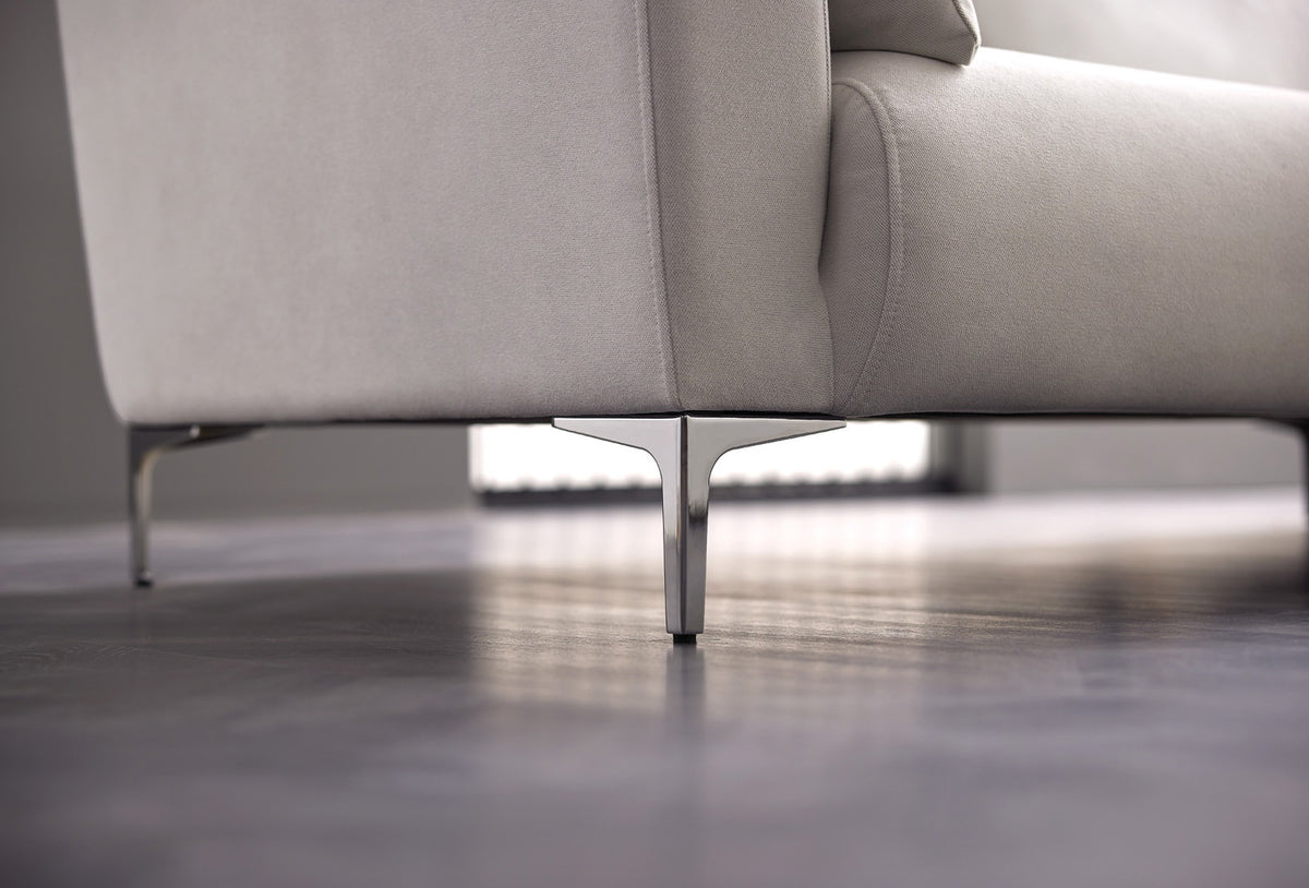 Mayfair Hoek Combinatie 2, Fluweel, Wit