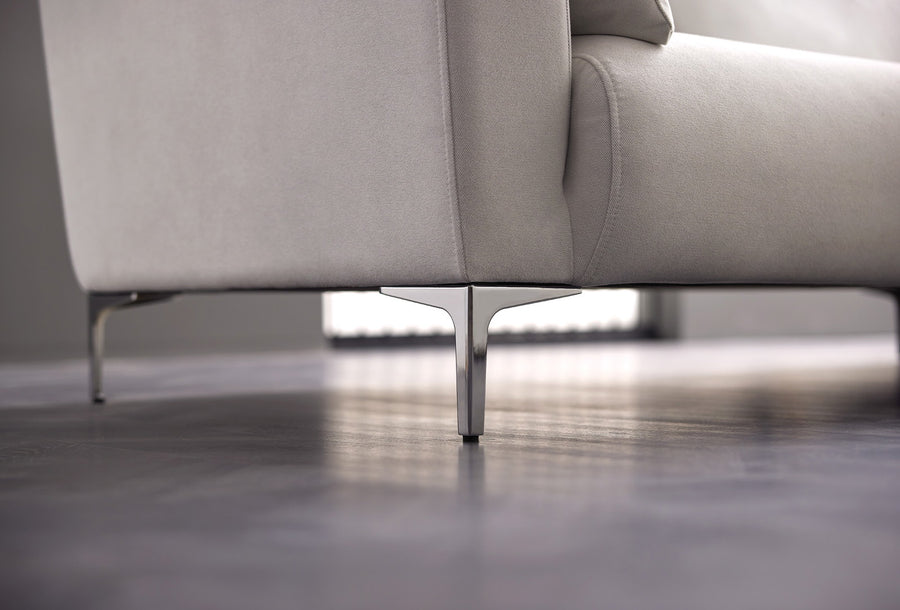 Mayfair Hoek Combinatie 2, Fluweel, Wit