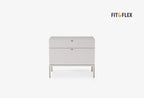 Fit & Flex 2 met Lade met Poten Module - Linnen, 80x67 cm (BxH)