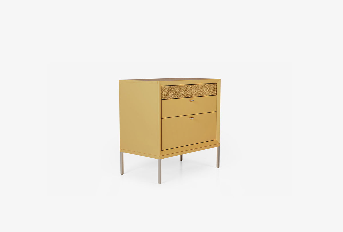 Fit & Flex 3 met Lade met Poten Module - Geel, 80x82 cm (BxH)