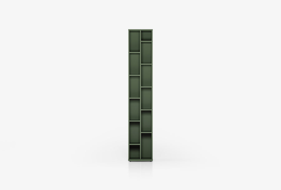 Fit & Flex Boekenkast - Groen, 40x217 cm (BxH)