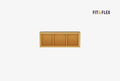 Fit & Flex Wandmodule - Geel, 80x30 cm (BxH)