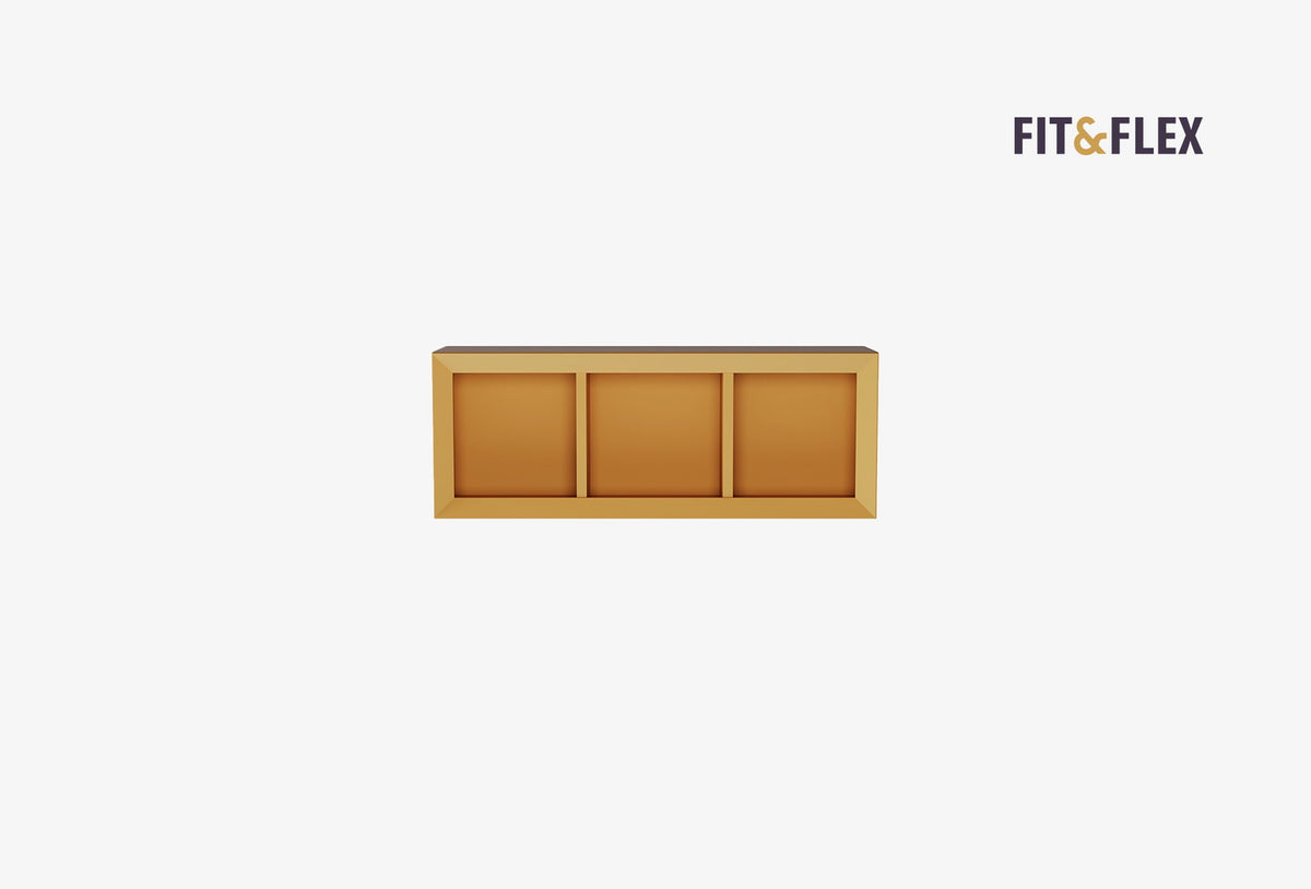 Fit & Flex Wandmodule - Geel, 80x30 cm (BxH)