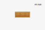 Fit & Flex Wandmodule - Geel, 80x30 cm (BxH)