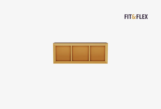Fit & Flex Wandmodule - Geel, 80x30 cm (BxH)