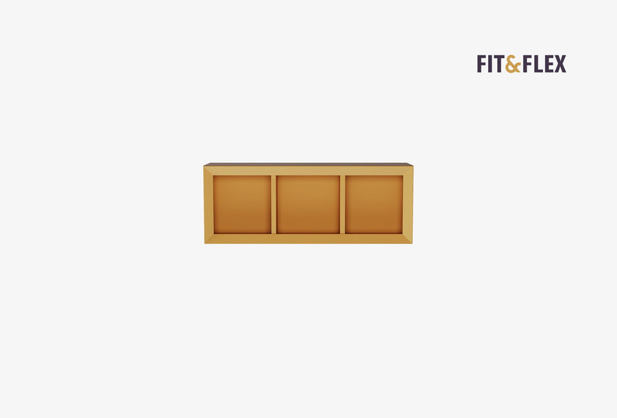 Fit & Flex Wandmodule - Geel, 80x30 cm (BxH)
