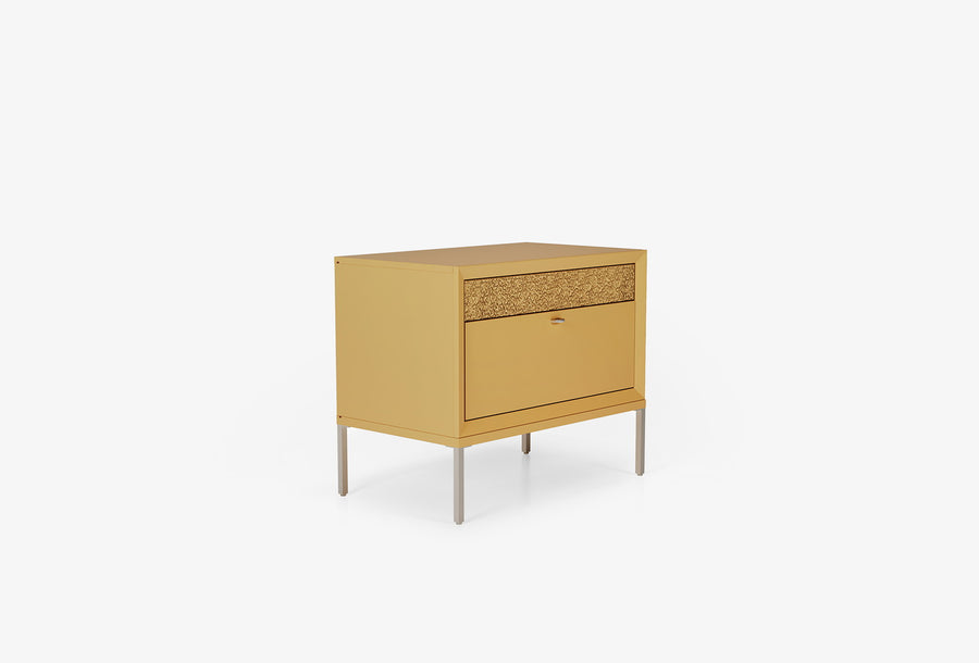 Fit & Flex 2 met Lade met Poten Module - Geel, 80x67 cm (BxH)