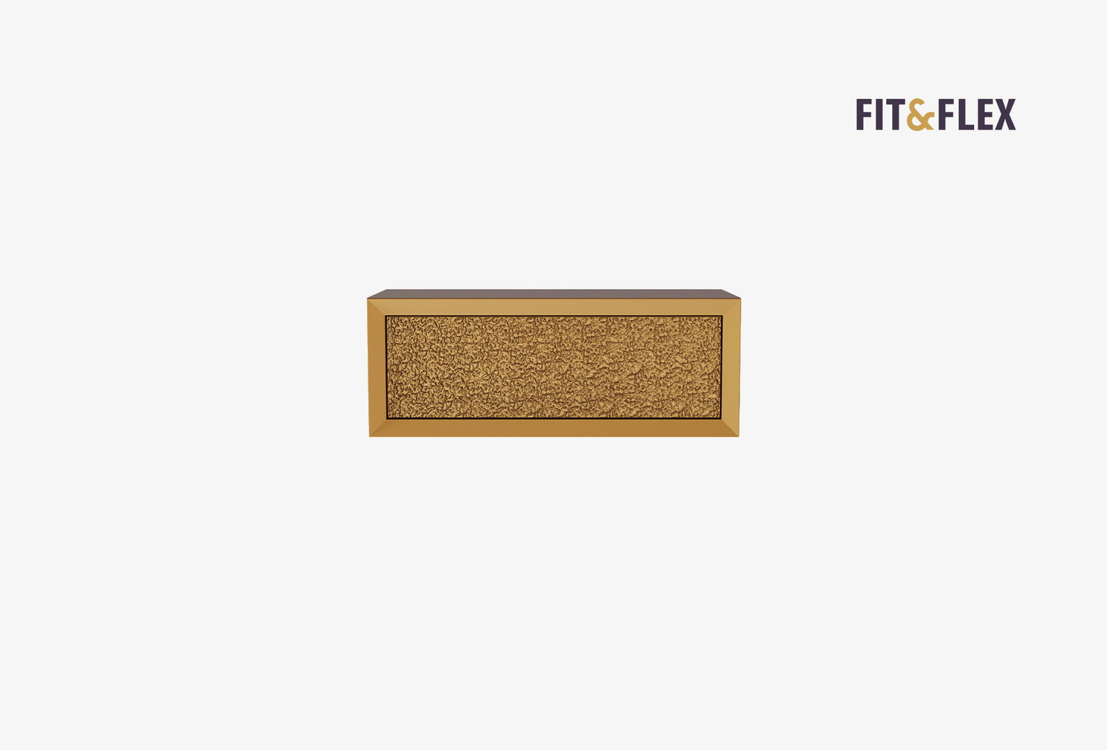 Fit & Flex Wandmodule met Lade - Geel, 80x30 cm (BxH)
