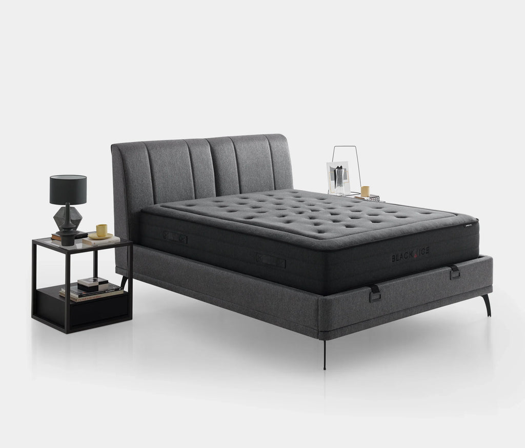 Yatas Bedding | Black Ice Baza 3 in 1 Set | Boxspring met Opbergruimte