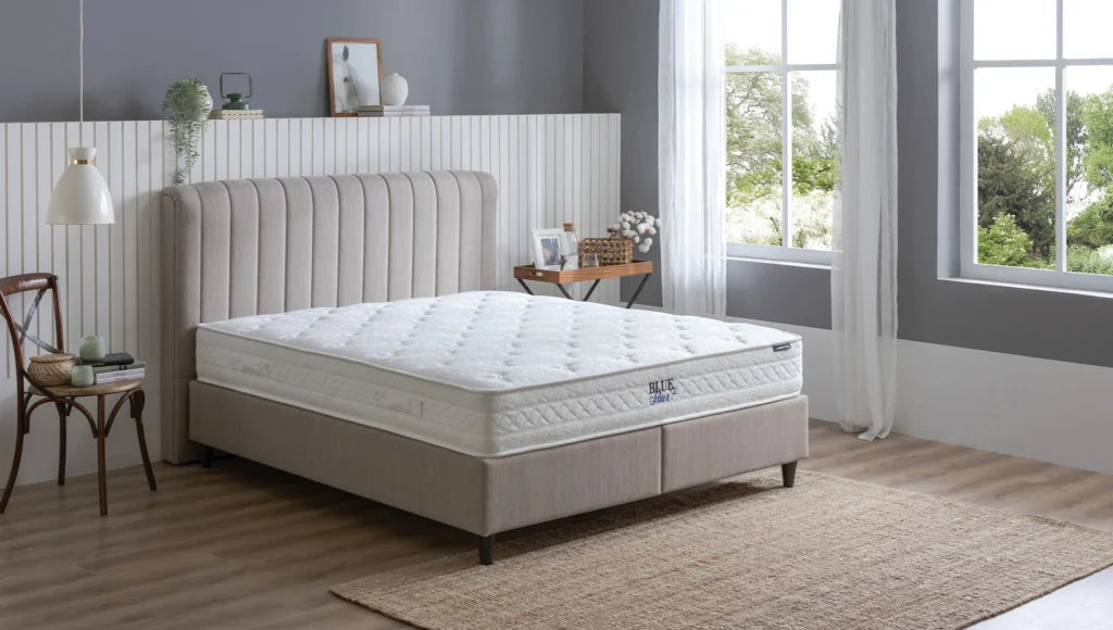 Yatas Bedding | Lento Baza Incl. Somni Hoofdbord en Matras 3 in 1 Set | Boxsprings | Met Opbergruimte