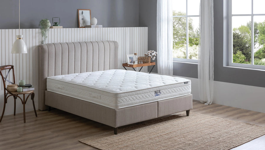 Yatas Bedding | Lento Baza Incl. Somni Hoofdbord en Matras 3 in 1 Set | Boxsprings | Met Opbergruimte