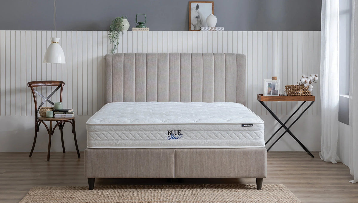 Yatas Bedding | Lento Baza Incl. Somni Hoofdbord 160x200 | Boxspring | Met Opbergruimte