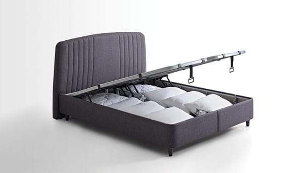 Yatas Bedding | Canto Baza Boxspring 2 in 1 Set met Silver Hoofdbord | Boxsprings | Met Opbergruimte