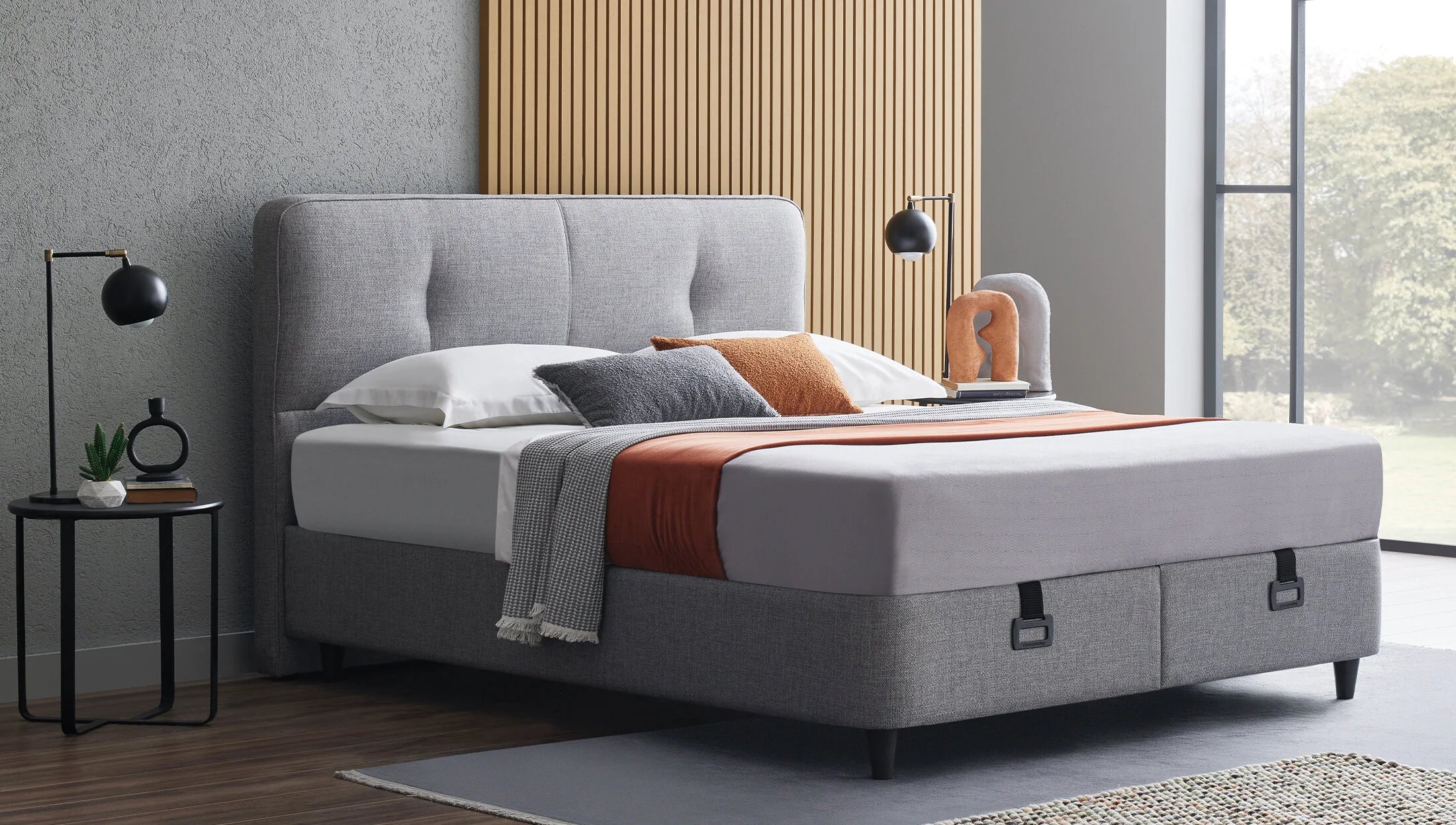 Yatas Bedding | Lotto Baza Boxspring 160x200 | Boxsprings | Met Opbergruimte
