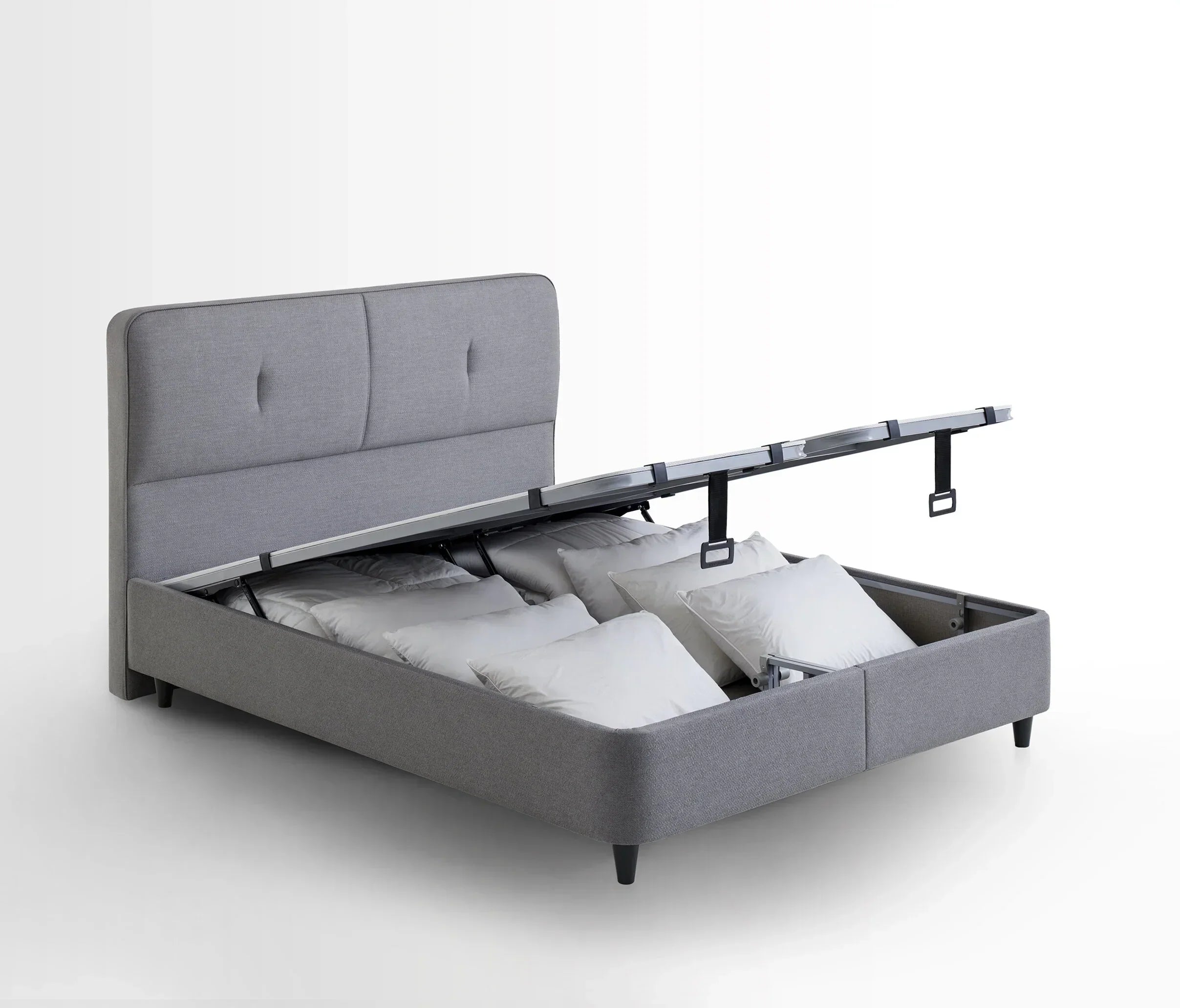 Lento Boxspring 3 in 1 Set met Cool Action hoofdbord en Ionic Energy Pro matras 120x200