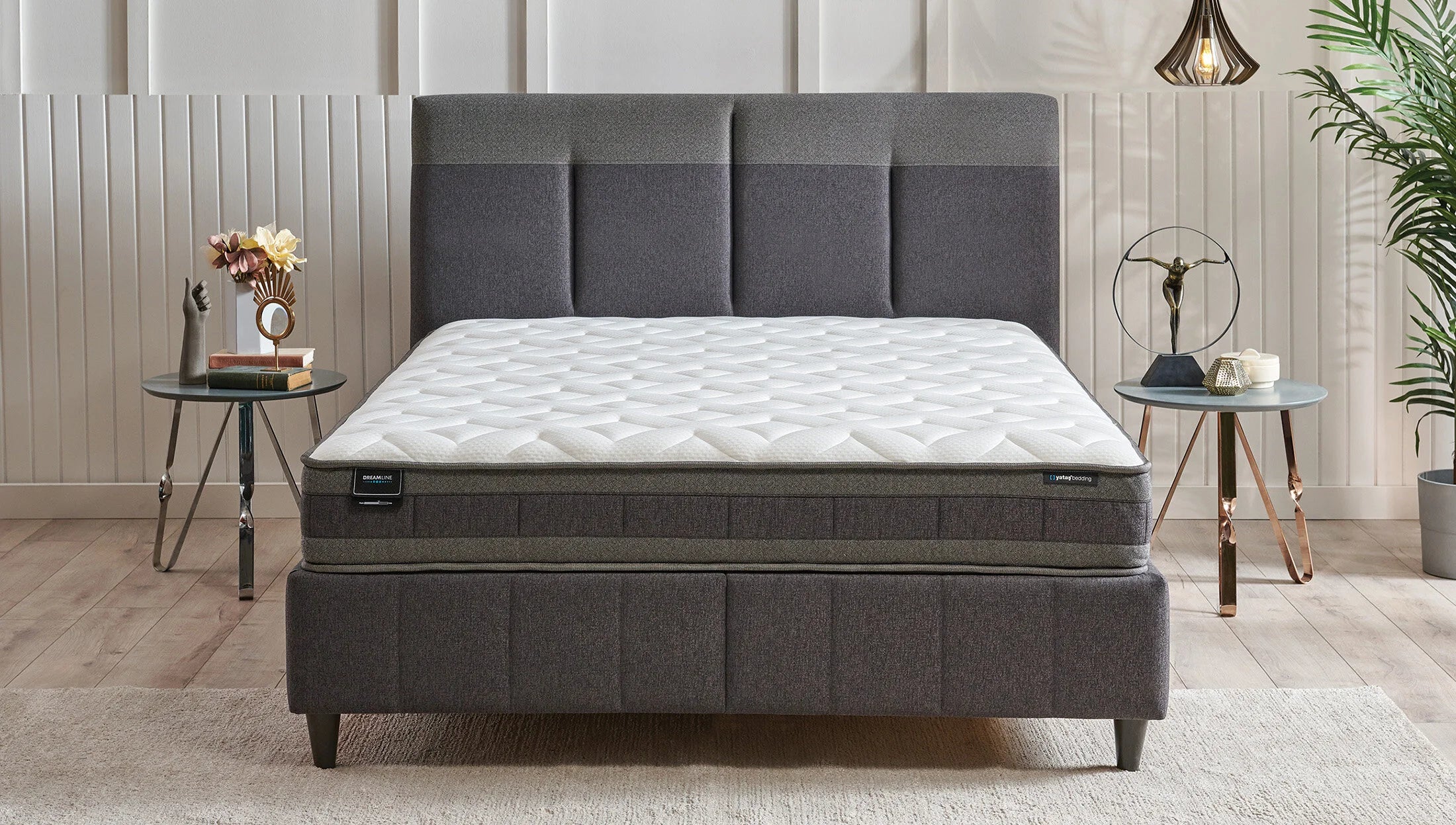 Yatas Bedding | Dream Line Baza 3 in 1 Set | Boxspring | Met Opbergruimte