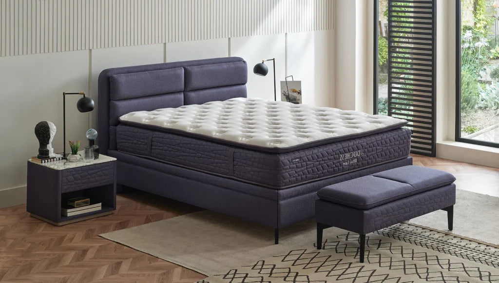 Yatas Bedding | Botanic Baza Incl. Hoofdbord 160x200 | Boxspring | Met Opbergruimte