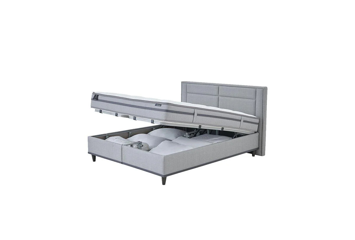 Yatas Bedding | Fresh Sense Baza 3 in 1 Set 160x200 Grijs 4705 | Boxsprings | Met Opbergruimte