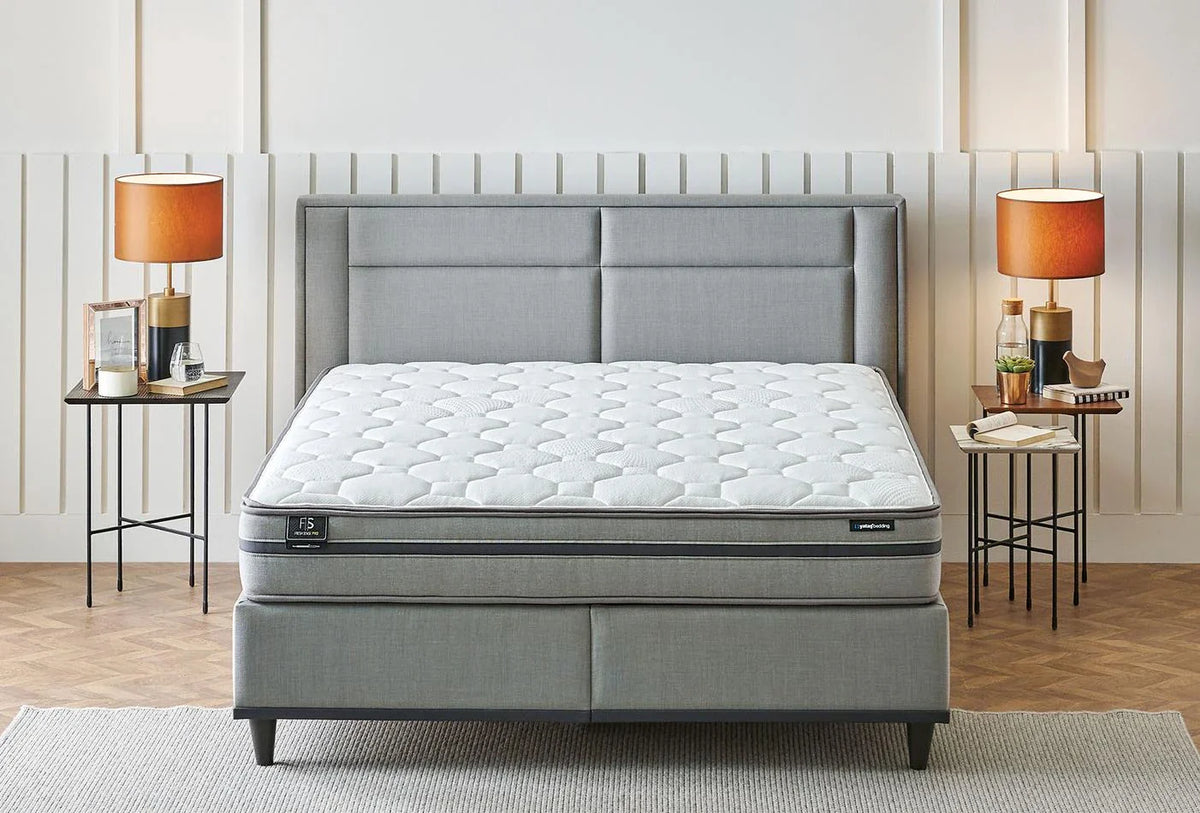 Yatas Bedding | Fresh Sense Baza 3 in 1 Set 160x200 Grijs 4705 | Boxsprings | Met Opbergruimte
