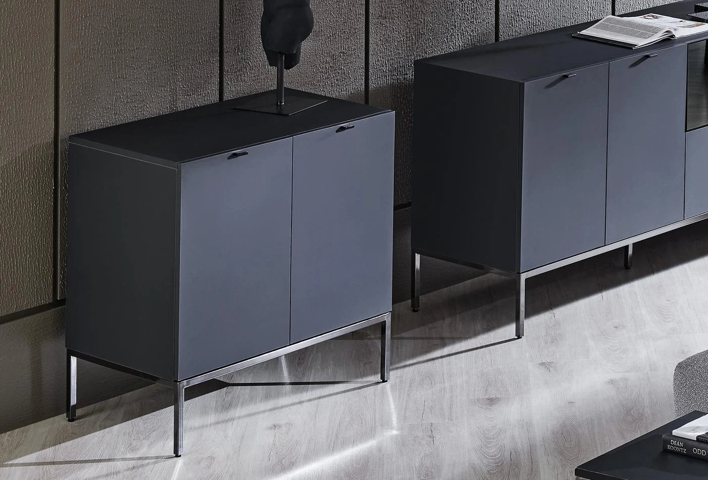 Legato Dressoir Kast met 2-Deuren Zwart