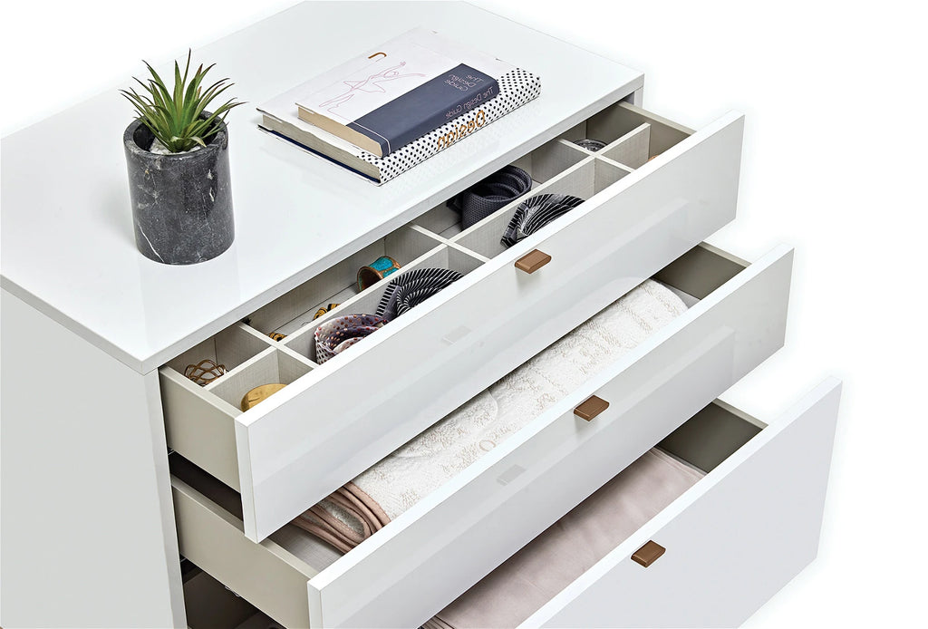 Legato Dressoir Kast met 3-Lade Wit