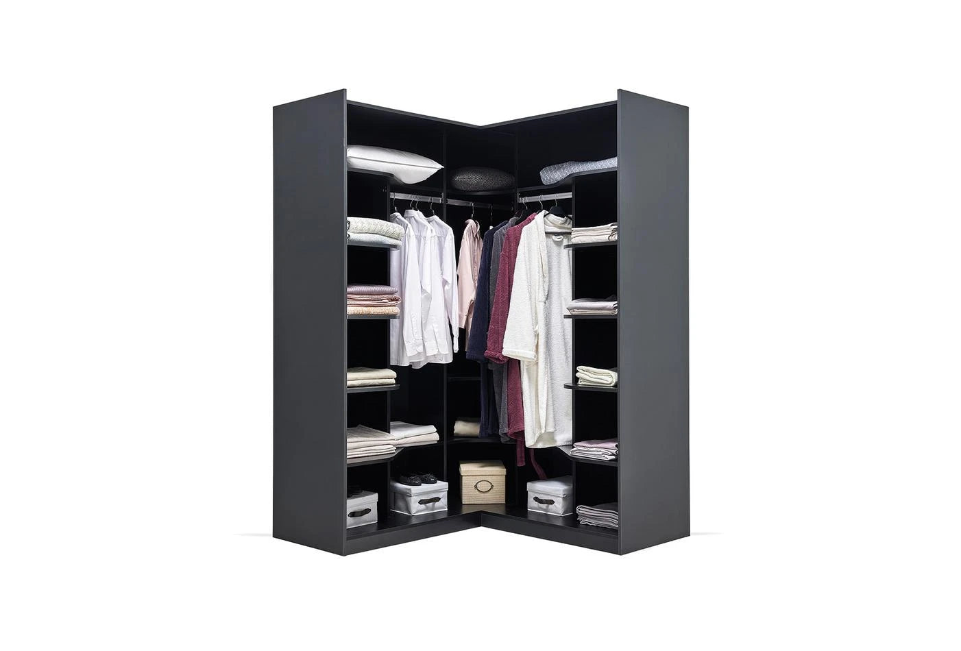 Legato Hoekkast 152cm - Zwart